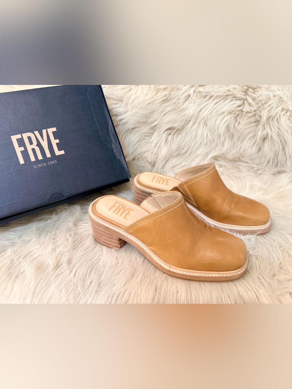 Frye Kate Mule - Banana - Size 8 NEW!